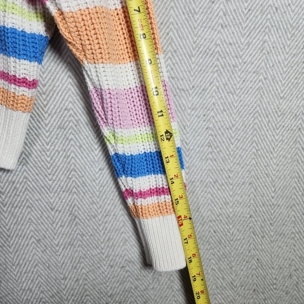 Jessica Simpson XS Striped Multicolor Women's Sweater Cardigan #spring - Picture 7 of 10